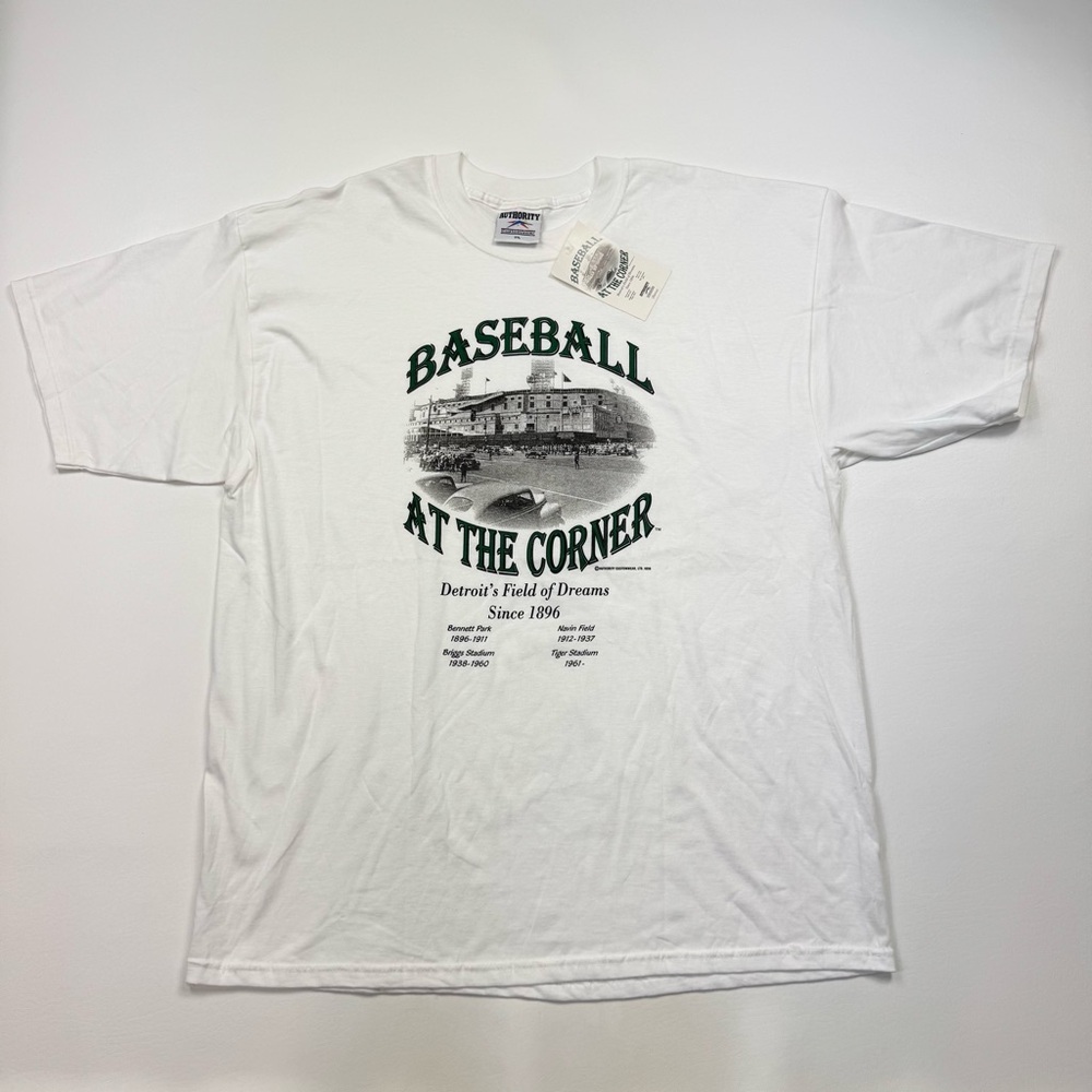 NEW! VTG 1998 Detroit Field Of Dreams Short Sleeve T-Shirt Size 2XL W/Tags